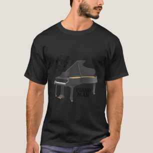 T-shirt Treble Clef Grand Piano Man