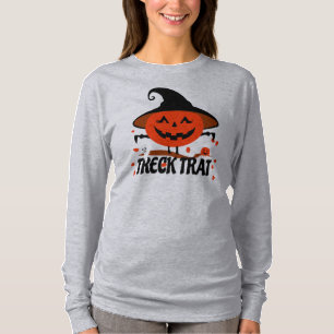 T-shirt Treck Trat Citrouille Sourire