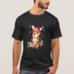 T-shirt Tree Père Noël Corgi Corgi