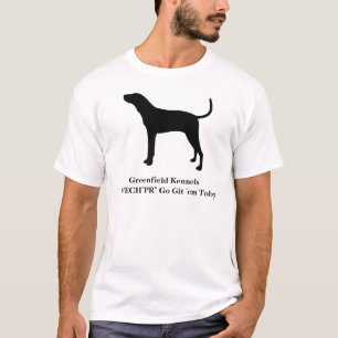 T-shirt Treeing Walker Coonhound personnalisable