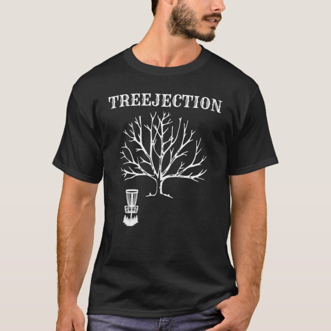 T-shirt Treejection Disc Golfer Dad Tree Player Funny (Devant)