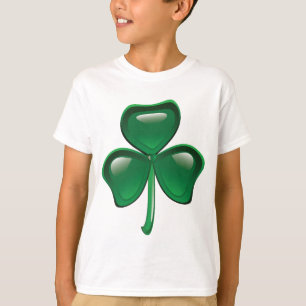 T-shirt Trèfle à trois feuilles Shamrock vert