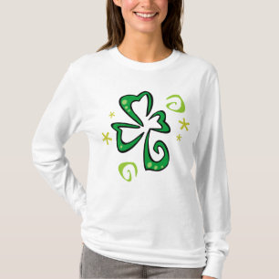 T-shirt Trèfle abstrait