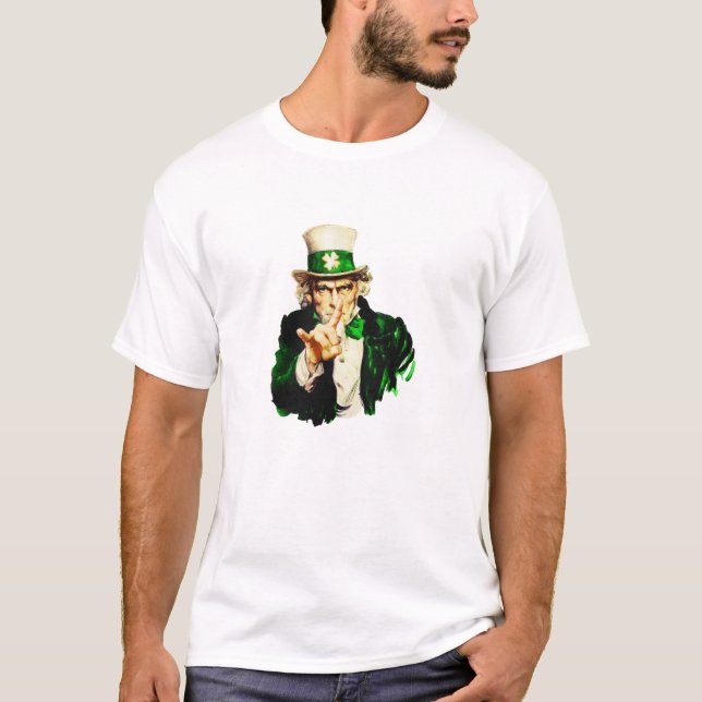 T-SHIRT TRÈFLE CHANCEUX D'ONCLE SAM (Devant)