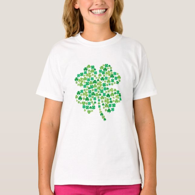 T-Shirt Trèfle de la Saint-Patrick (Devant)