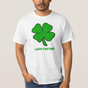 T-shirt trèfle d'usine de chance