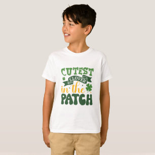 T-shirt Trèfle le plus mignon du patch St Patrick 