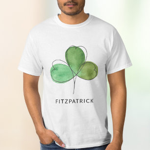 T-shirt Trèfle Vert Patrimoine Irlandais