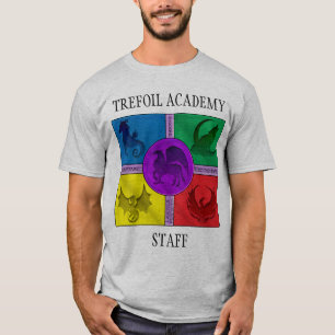 T-Shirt - Trefoil Academy: 4 Houses But 1 Academy