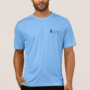 T-shirt Trekking en santé Indigo Blue Logo Activewear