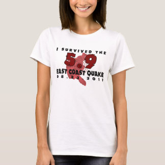 T-shirt Tremblement 2011 de Côte Est