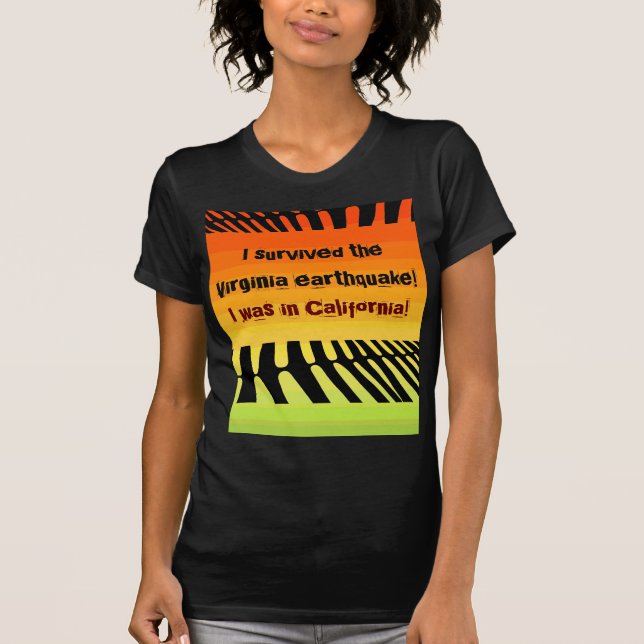 T-shirt Tremblement de terre (Devant)