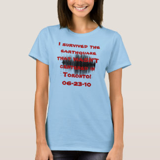 T-shirt Tremblement de terre d'Ontario
