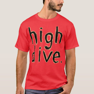 T-shirt tremplin de plongée haute plongée