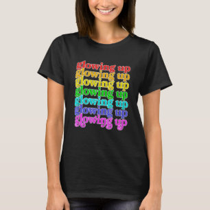 T-shirt Trending Social Media Glow Up Lgbtq Rainbow Glowin