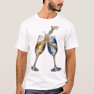 T-shirt Trendy Gold À LA SANTÉ impression