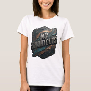 T-shirt Trendy Gray Tee slogan SANS RACCOURCI