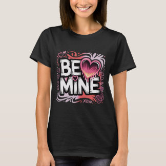 T-shirt Trendy Valentine's Day Shirt Be Mine Streetwear Ae