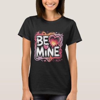 T-shirt Trendy Valentine's Day Shirt Be Mine Streetwear Ae