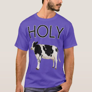 T-shirt Trendy z unisex adulte Holy Cow, Rouge, Small US