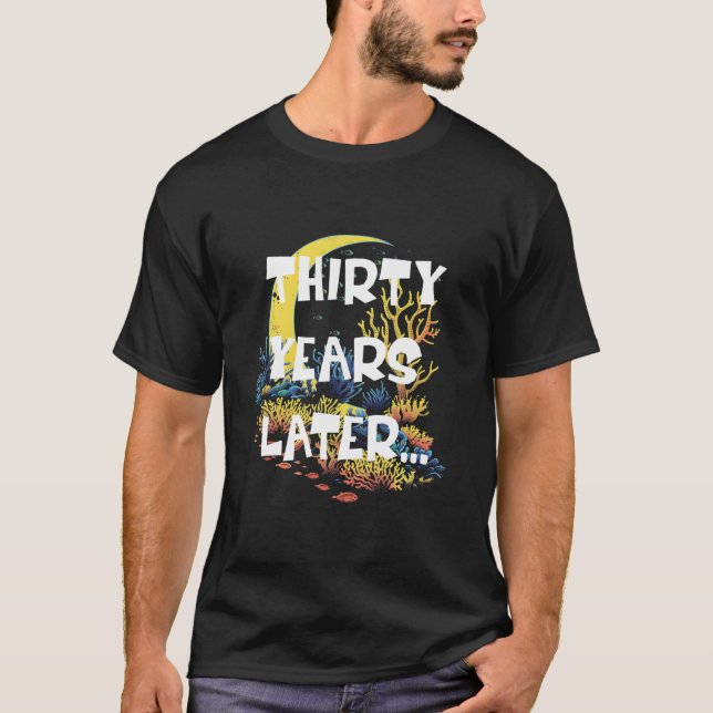 T-shirt Trente ans plus tard Mer drôle 30 ans 30e oiseau (Devant)