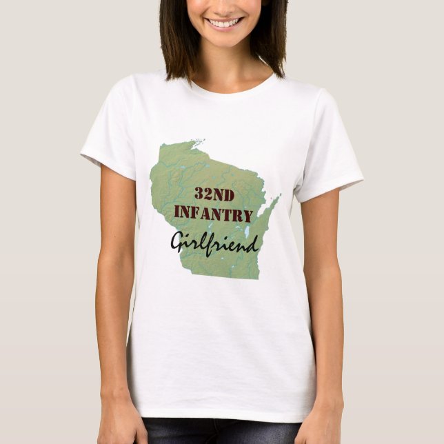 T-shirt trente-deuxième Coutume de garde nationale du (Devant)