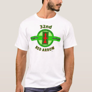 T-shirt trente-deuxième DIVISION d'INFANTERIE "FLÈCHE