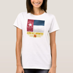 T-shirt trente-troisième Infanterie de la Caroline du Nor