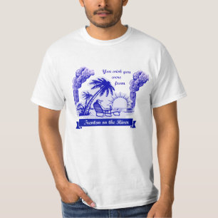 T-shirt Trenton sur la rivière Sunning by the Stacks