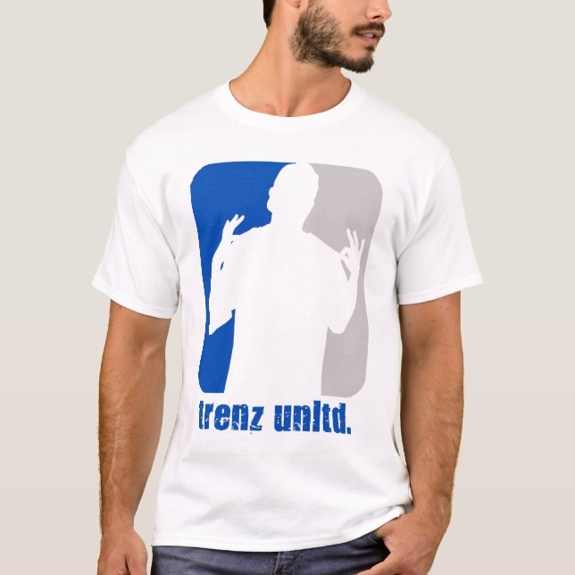 T-shirt  Trenz Unltd. Collier bleu et gris (Devant)