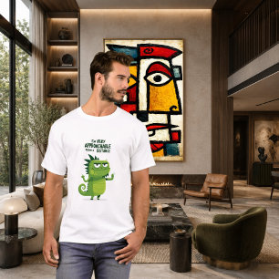 T-shirt Très Accessible De Loin Reptile Drôle