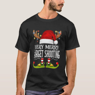 T-shirt Très Joyeux Tir sur Cible de Noël