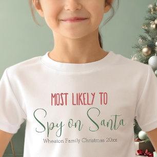 T-shirt "Très Probable" Personnalisé Fantastique Noël De F