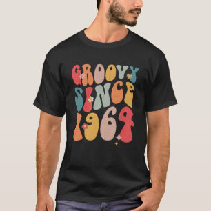 T-shirt Très Super depuis 1964 Fleurs colorées Style 58t