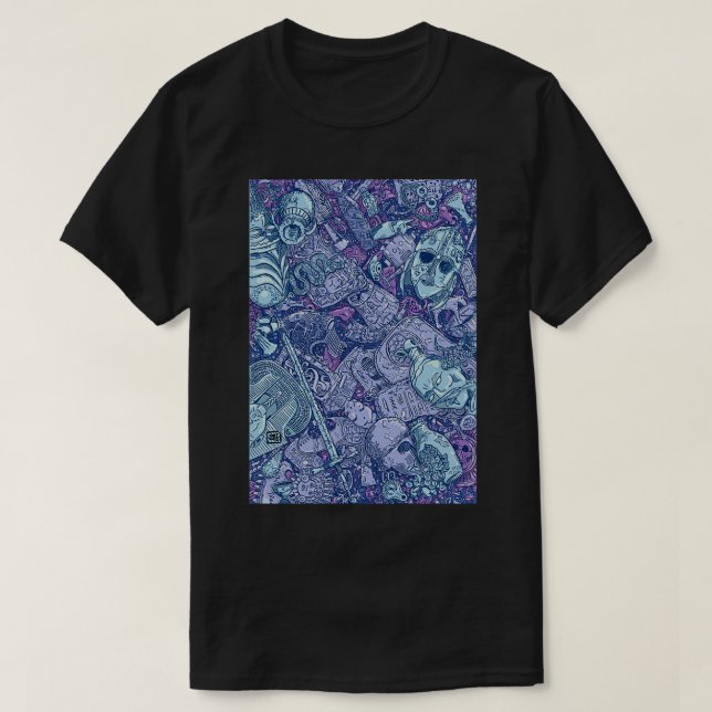 T-shirt Trésors archéologiques Blues T (Design devant)