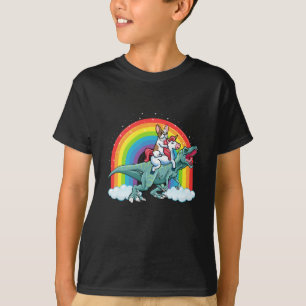 T-shirt Trex Dinosaur Arc-en-ciel d'Unicorne