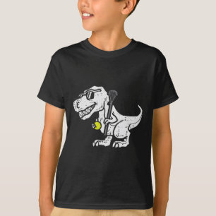 T-shirt Trex Dinosaure Lacrosse Drôle Lax Joueur Gardien E