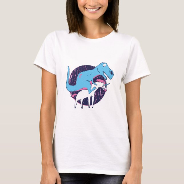 T-shirt Trex équitation Unicorn (Devant)