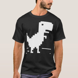 T-shirt TRex Geek Dinosaur Pixel Art Web Developer Nerd
