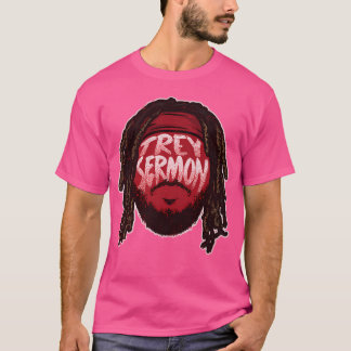 T-shirt Trey Sermon Player Silhouette