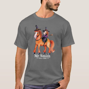 T-Shirt Tri-Blend Couple Cheval Amusant