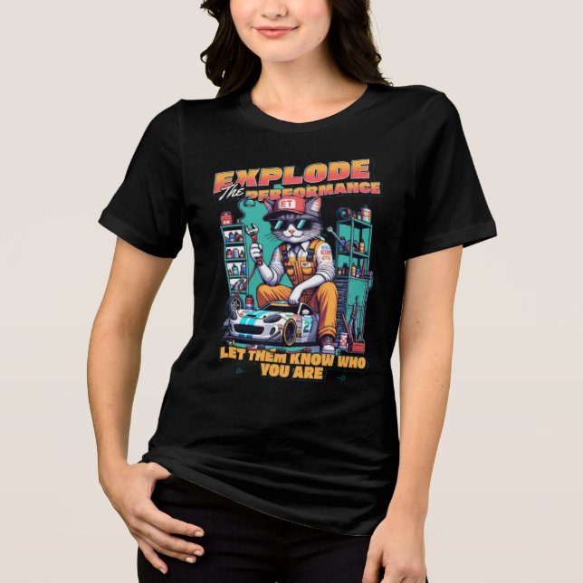 T-Shirt Tri-Blend Shirt (Front)