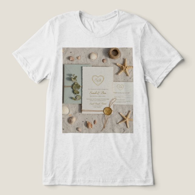 t-shirt Tri-Blend shirt (Design Front)