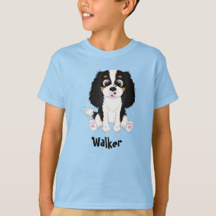 T-shirt Tri-Coloré Cavalier King Charles Spaniel