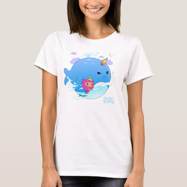 T-shirt Tri et Narwhal (Devant)