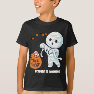 T-shirt Tri ou traiter maman Halloween Fun chemise pour en