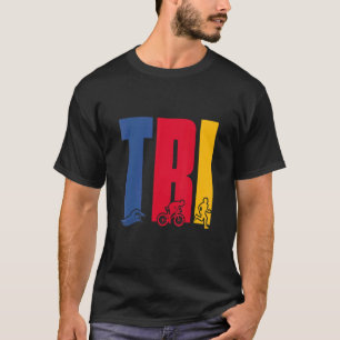 T-shirt Tri Triathlon