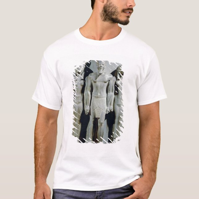 T-shirt Triade de Menkaure avec la déesse Hathor (Devant)