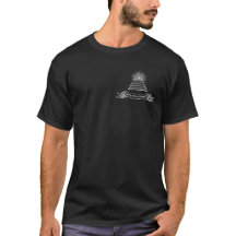 Triangle 3MF Illuminati Black Tee