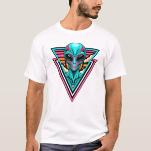 T-shirt triangle alien